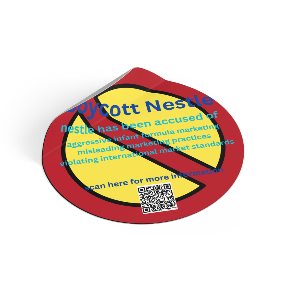 The beautiful one and only #boycottnestle stickers