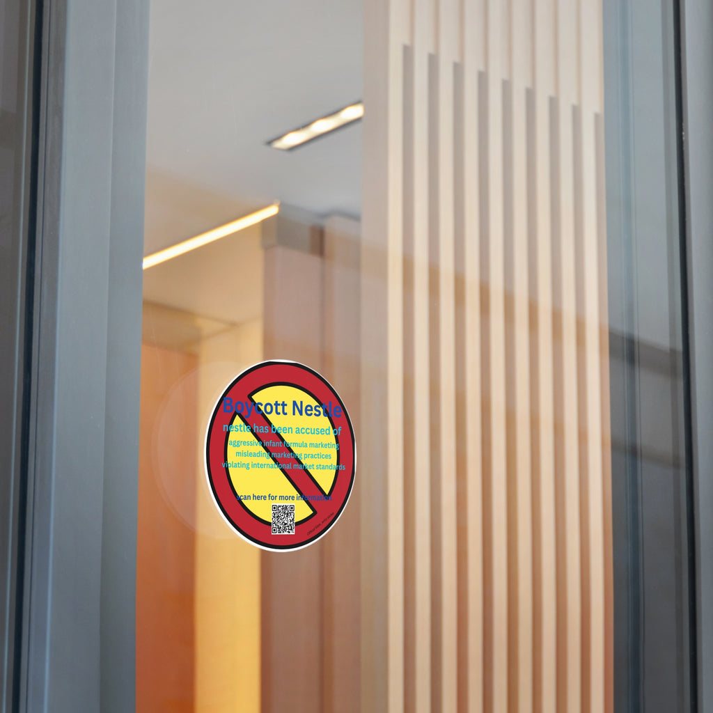 The official #boycottnestle stickers