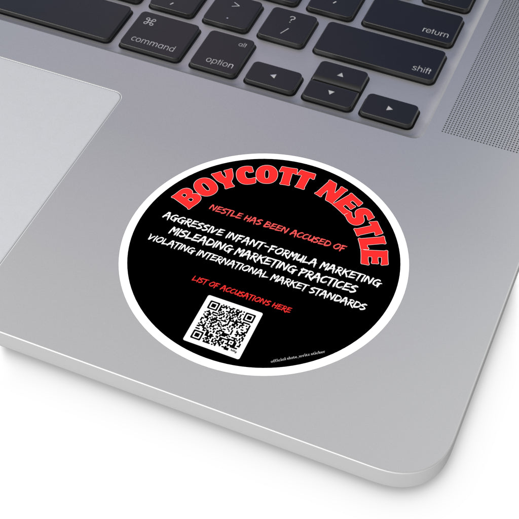 The one and only official #Boycottnestle sticker