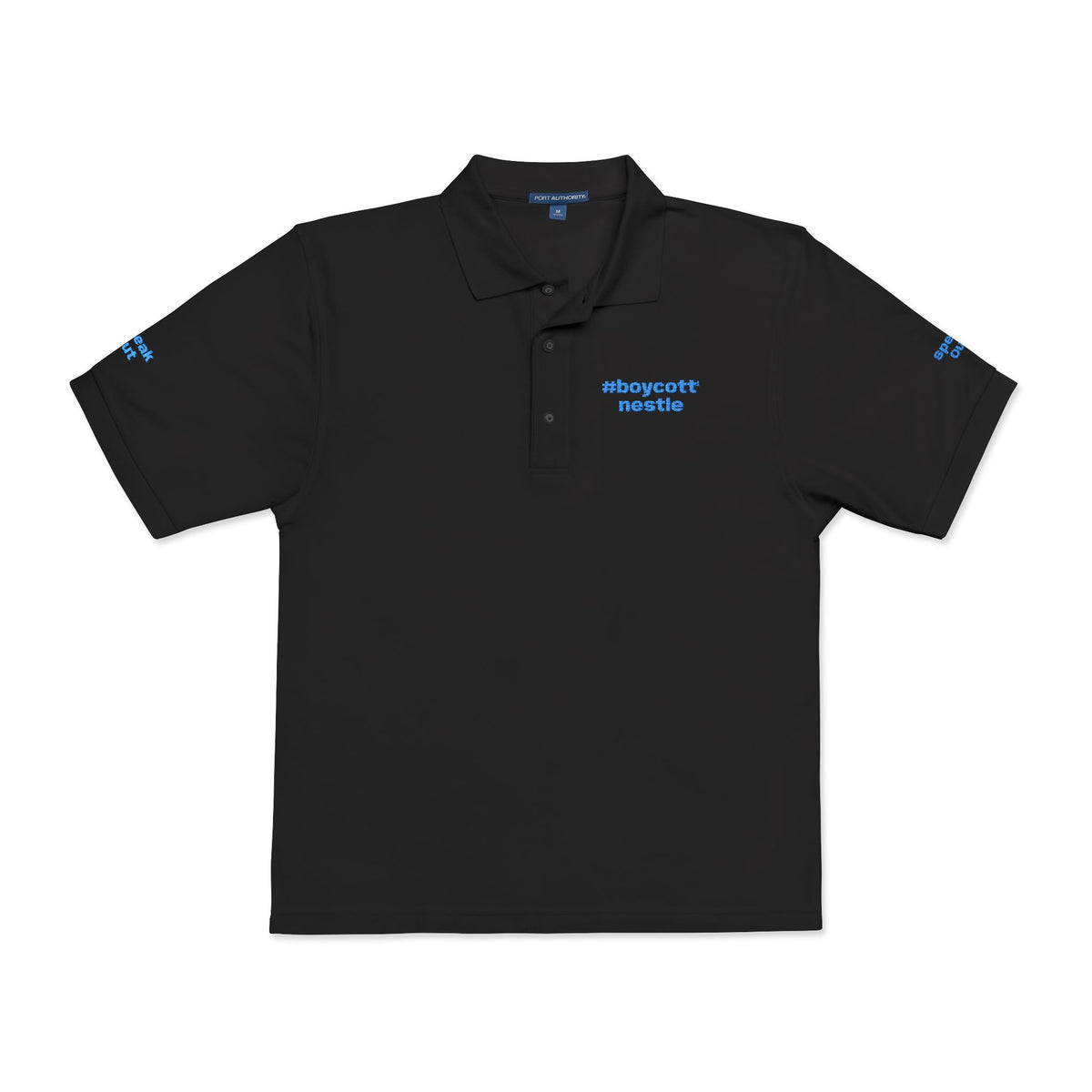 Embroidered #boycottnestle Polo