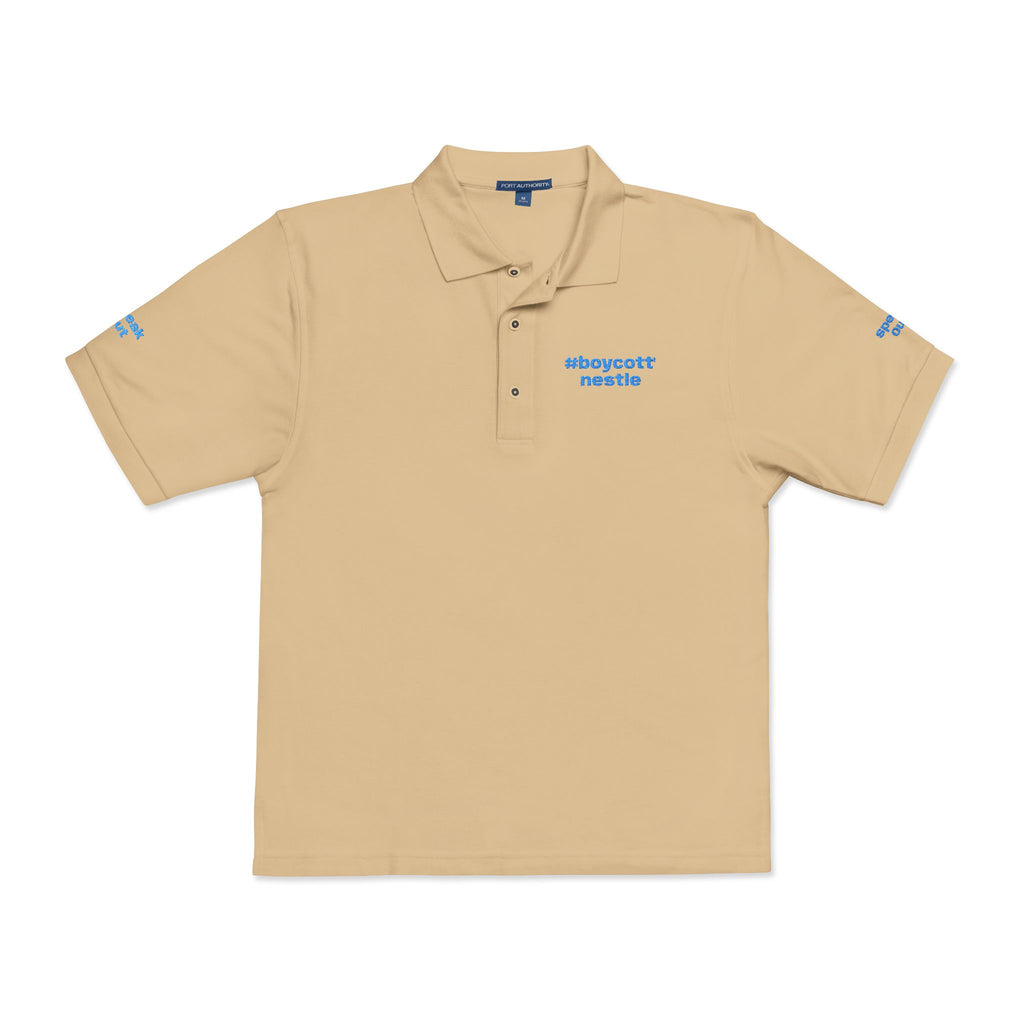 Embroidered #boycottnestle Polo