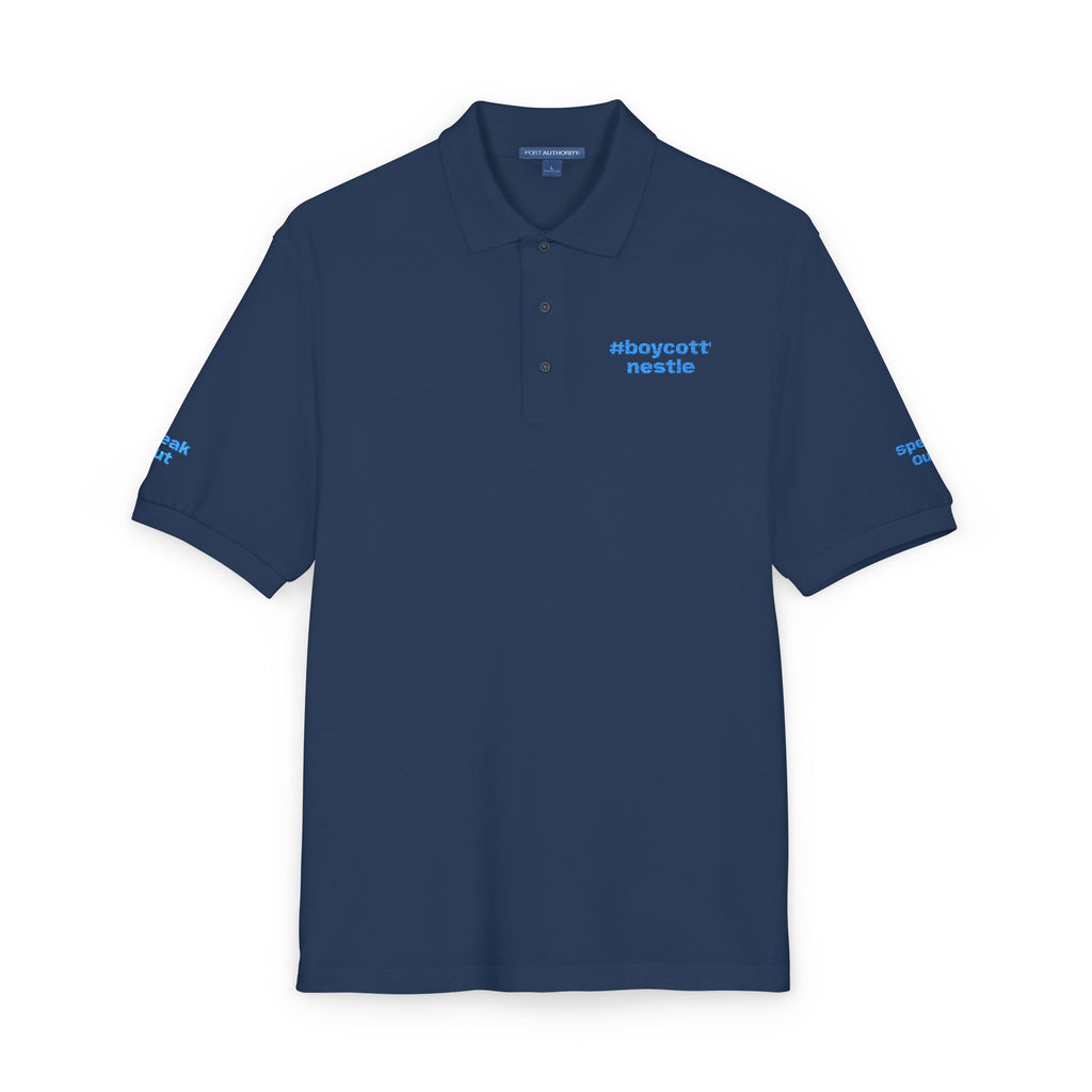 Embroidered #boycottnestle Polo