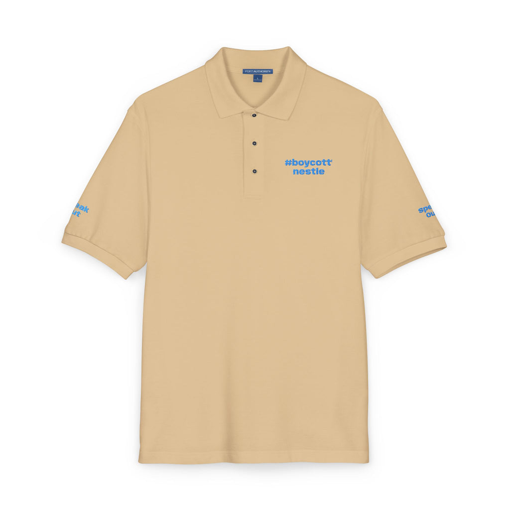 Embroidered #boycottnestle Polo